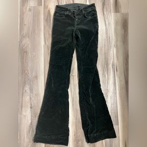 J BRAND Black Velvet Jeans
